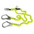 FS66150 PRO 6' Stretch Internal Energy Absorbing Lanyard - Dual Leg, Rebar Hooks