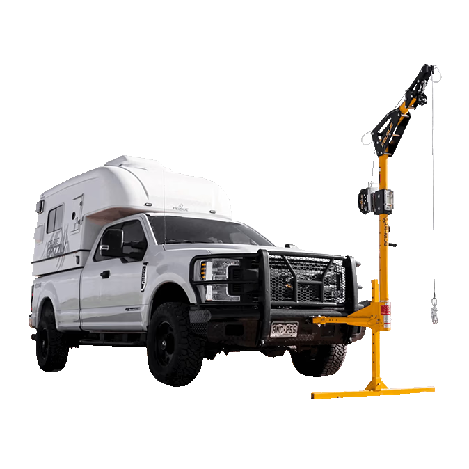 Davit Vehicle Hitch Mount System